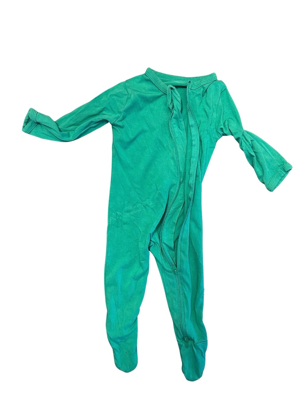 Kyte BABY Teal Green Footed One-Piece Pajama